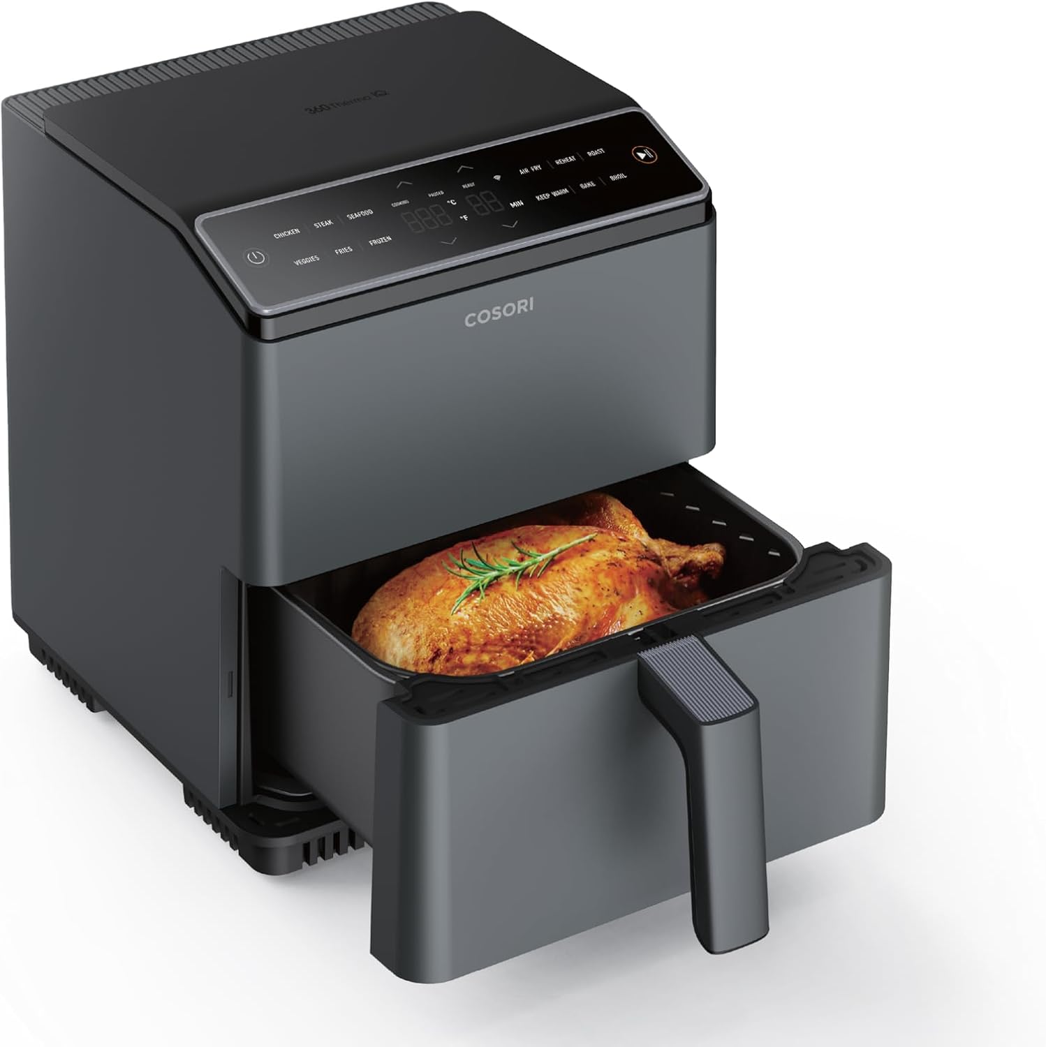 COSORI Pro III Dual Blaze Air Fryer on a kitchen counter.