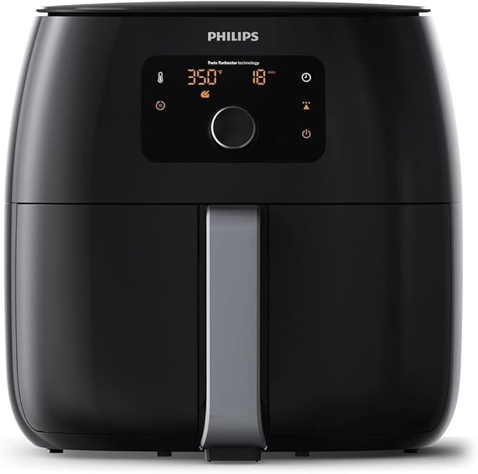 Philips XXL filled with fries and nuggets, classic control dial visible.